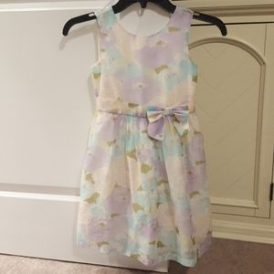 Girls pastel floral dress